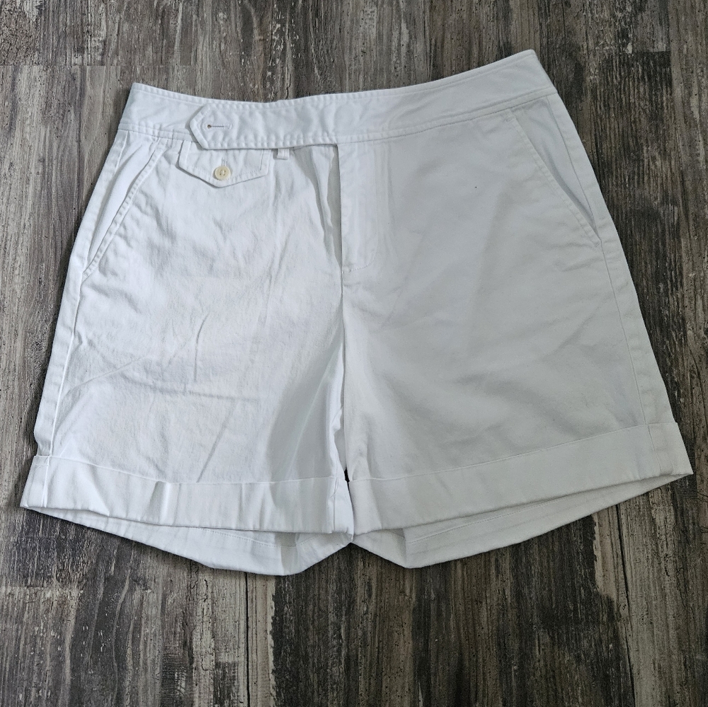 Lauren Ralph Lauren Petite White Shorts, Size 8P